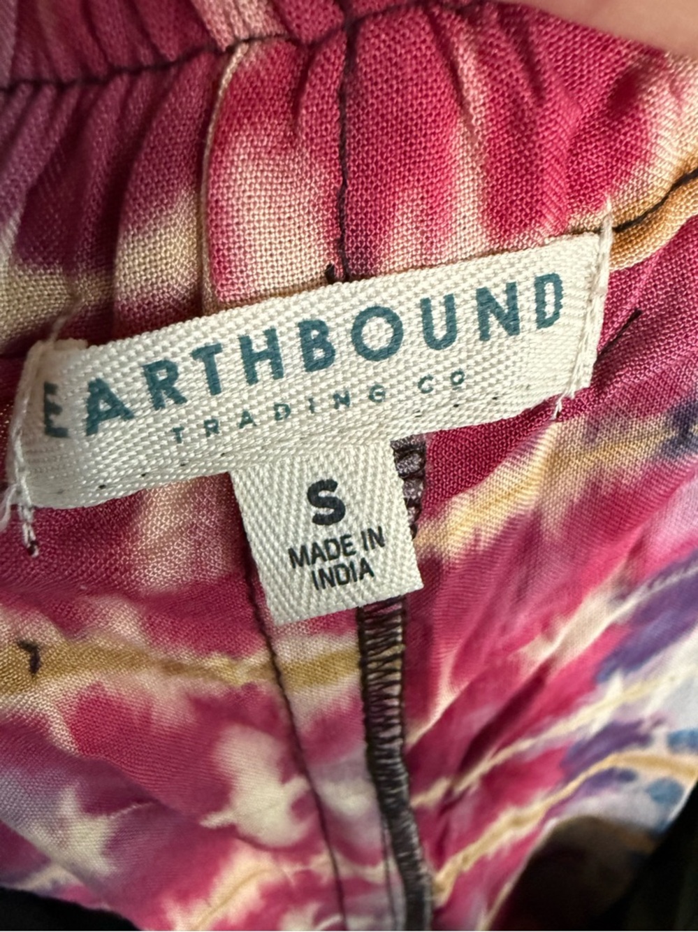 Earthbound Trading Co Balloon Tie-Dye Pants - Picture 6 of 7